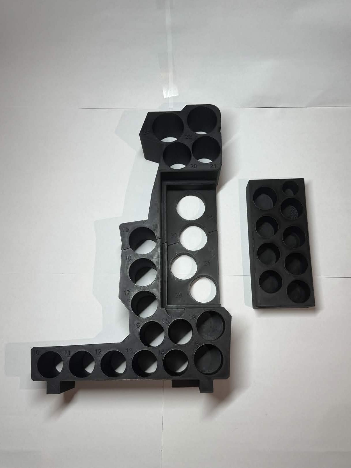 1/2 Drive Impact Metric With 12v Stubby Tool Insert Compatible with Milwaukee Packout