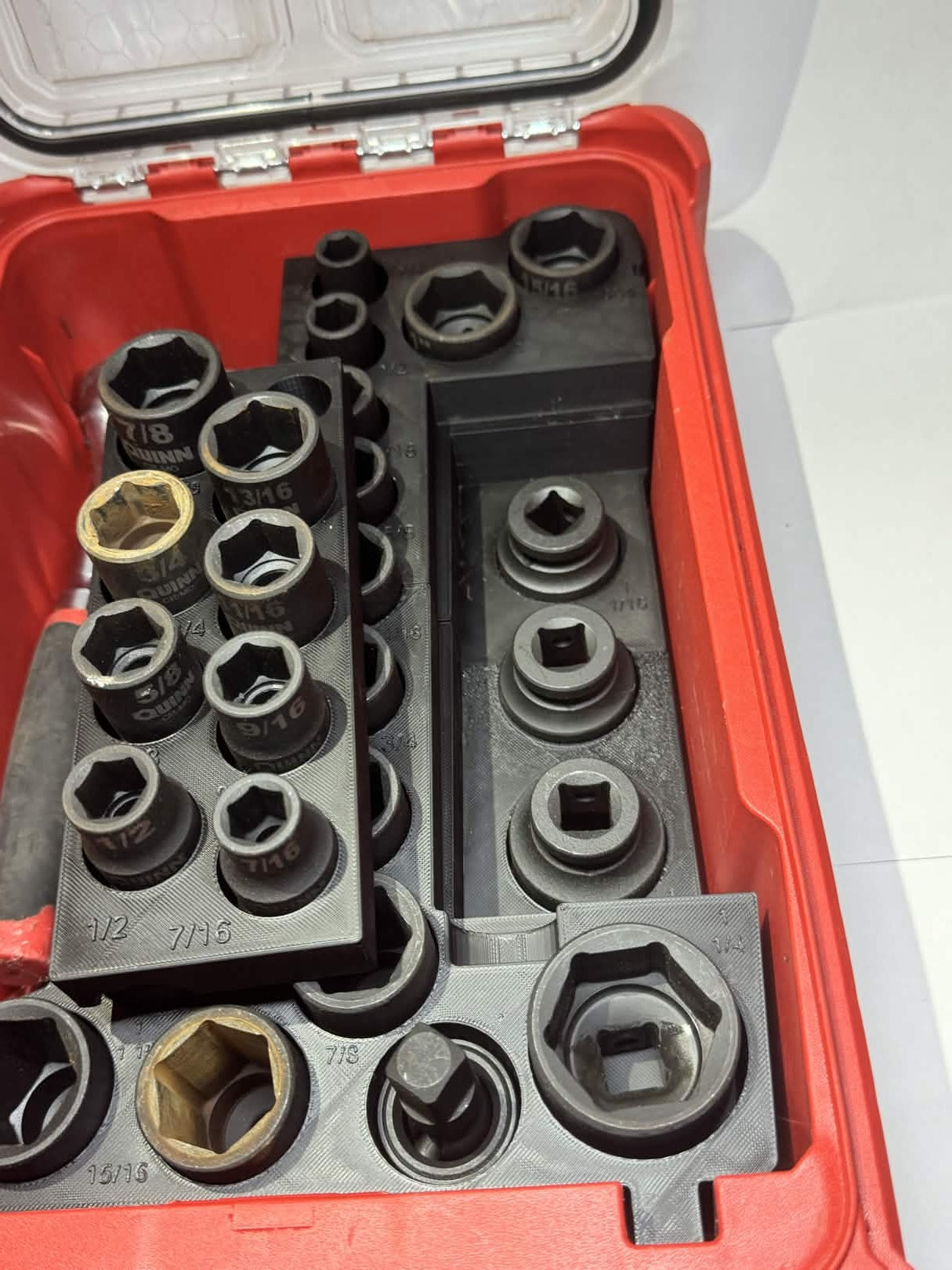 1/2 Drive Impact SAE Tool Insert Compatible with Milwaukee Packout